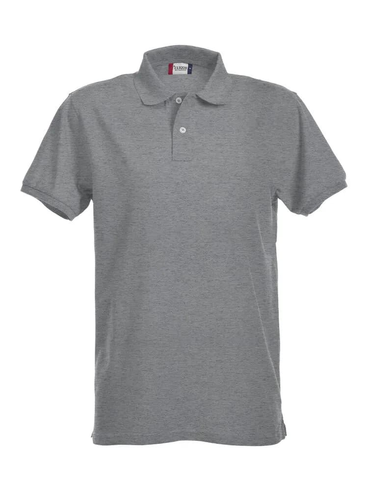 Stretch Premium Polo - Grey Melange