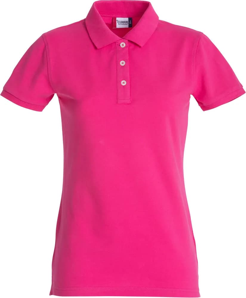 Stretch Premium Polo Women - Bright Cerise