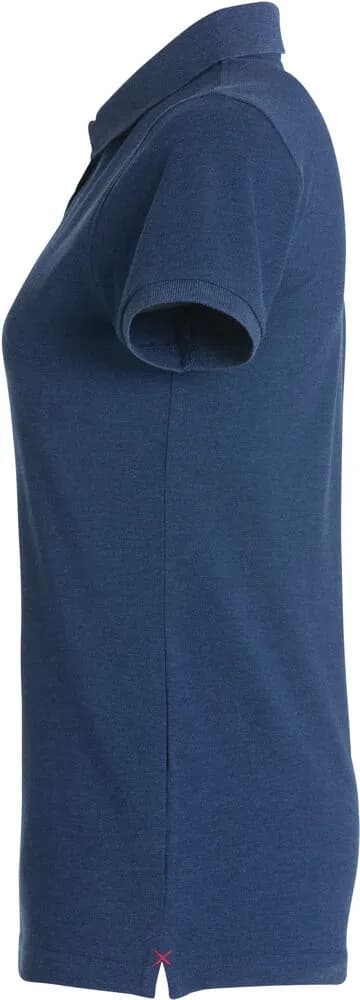 Stretch Premium Polo Women - Blue Melange