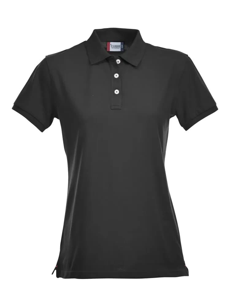 Stretch Premium Polo Women - Black