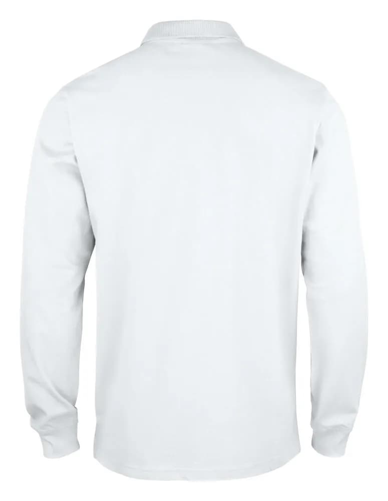 Basic Polo L/S Junior - White