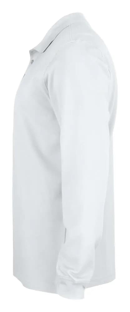 Basic Polo L/S Junior - White