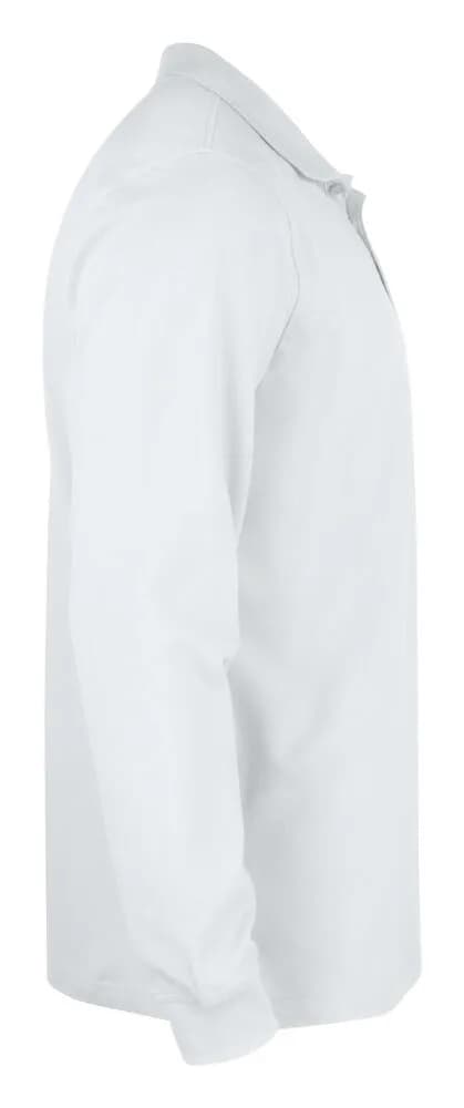 Basic Polo L/S Junior - White