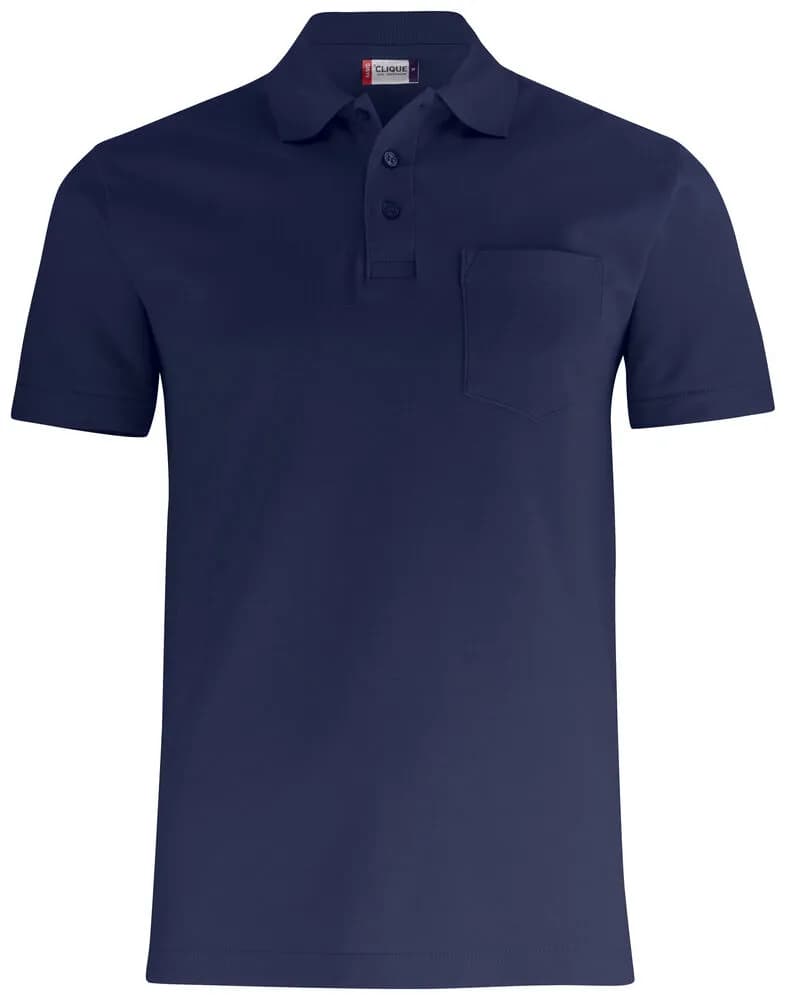 Basic Polo Pocket - Dark Navy