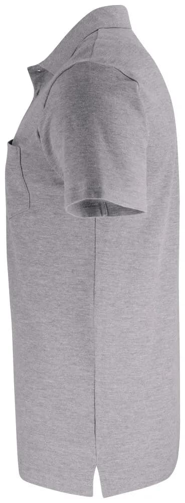 Basic Polo Pocket - Grey Melange