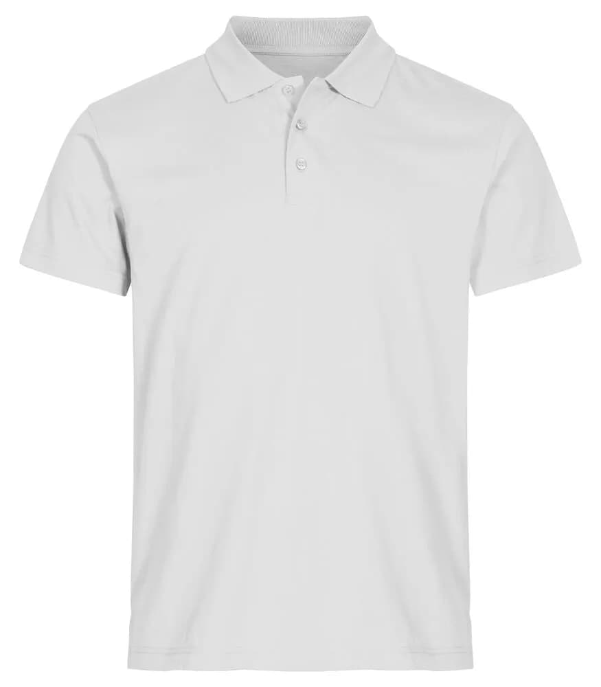 Single Jersey Polo - White