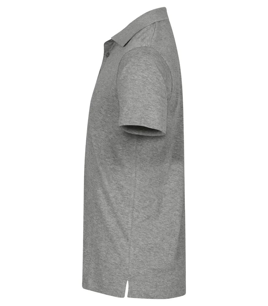 Single Jersey Polo - Grey Melange
