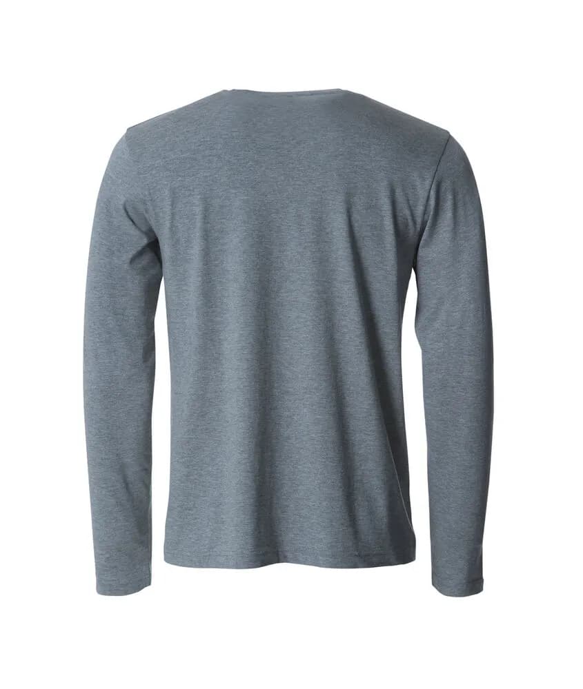 Basic-T L/S - Grey Melange