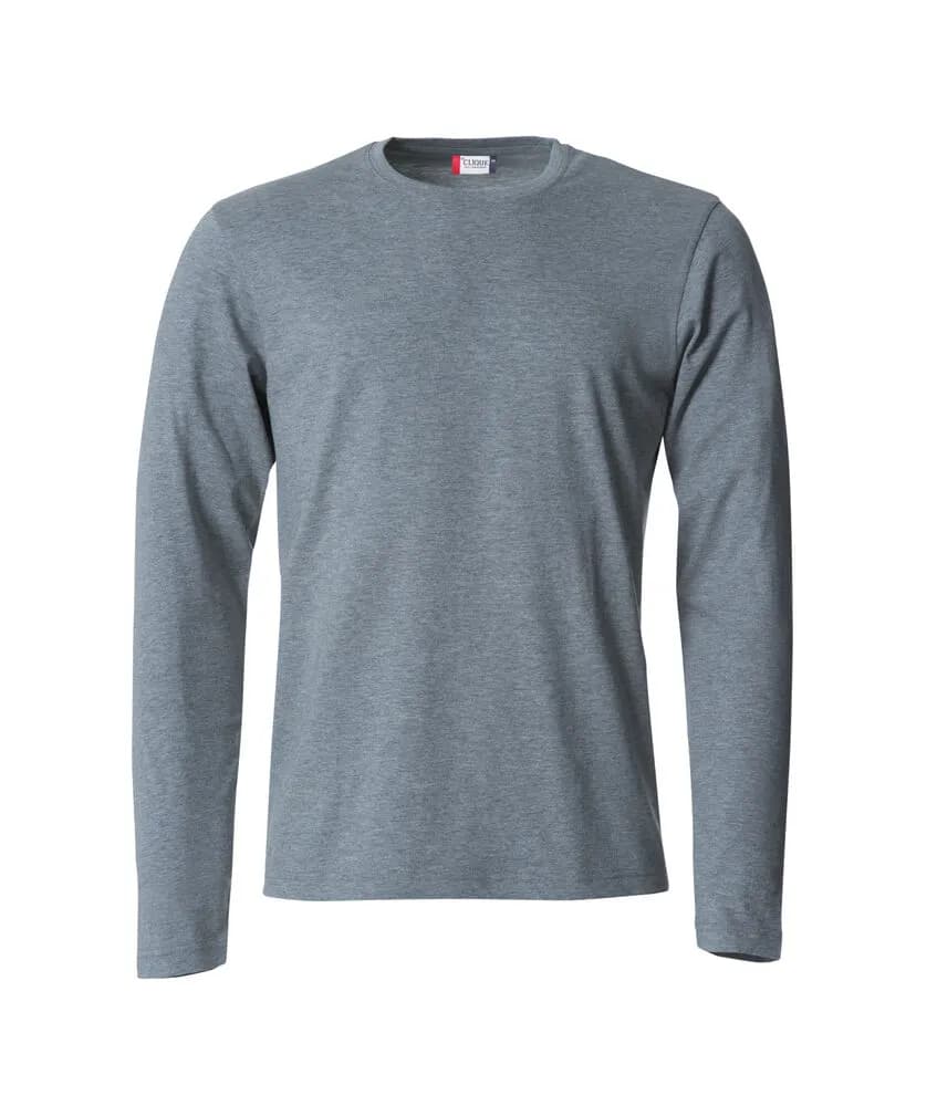 Basic-T L/S - Grey Melange
