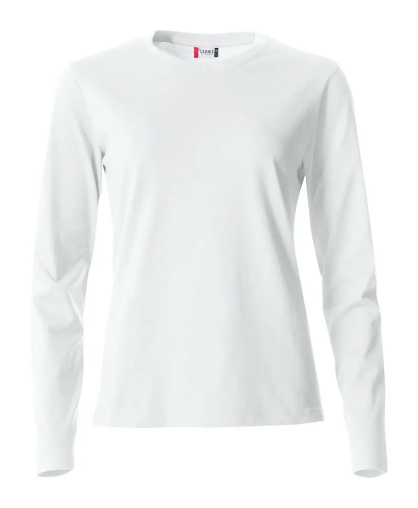 Basic-T L/S Women - White