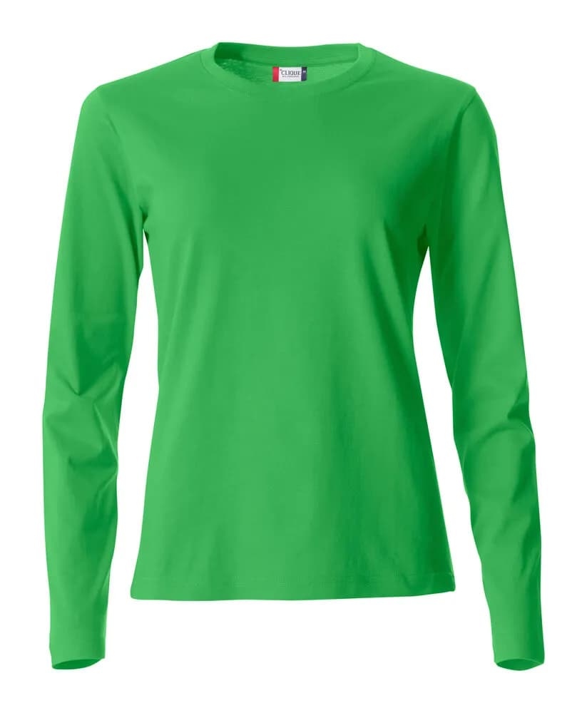 Basic-T L/S Women - Apple Green