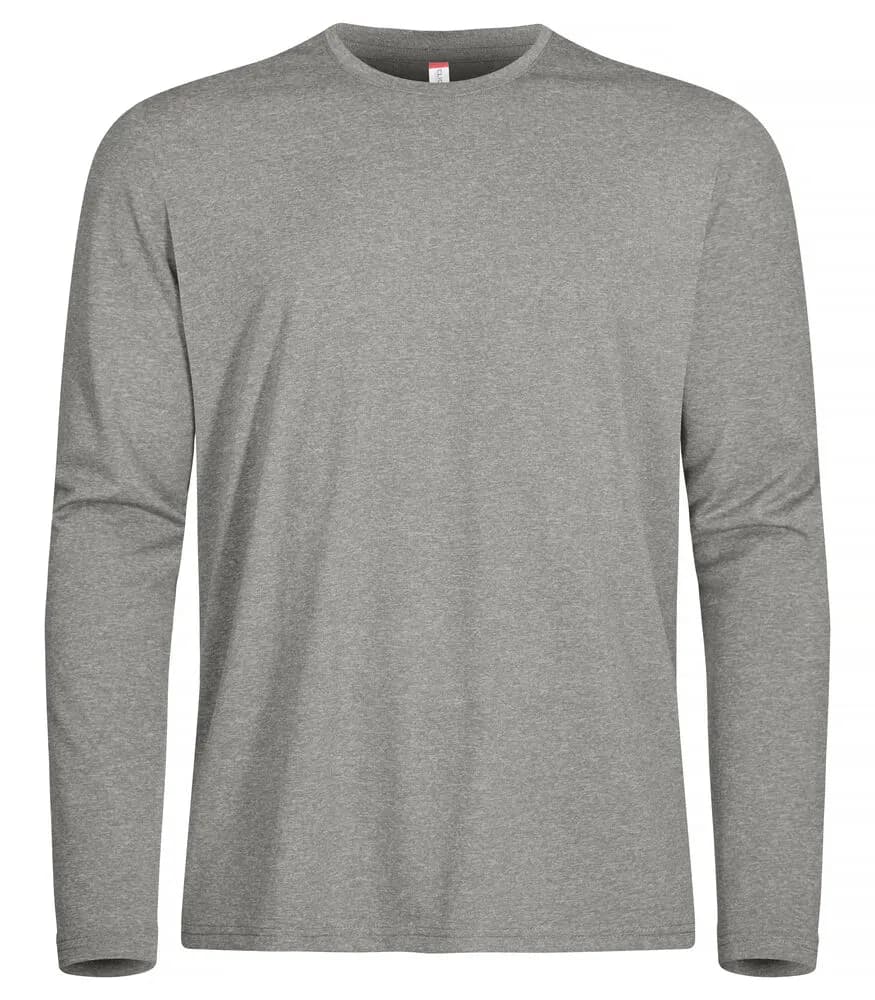 Basic Active-T L/S - Grey Melange