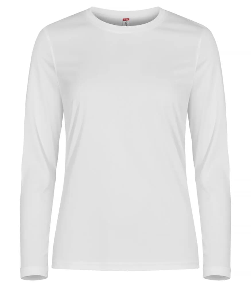 Basic Active-T L/S Women - White
