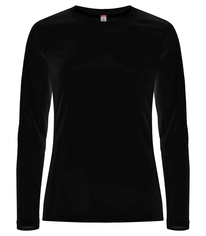 Basic Active-T L/S Women - Black