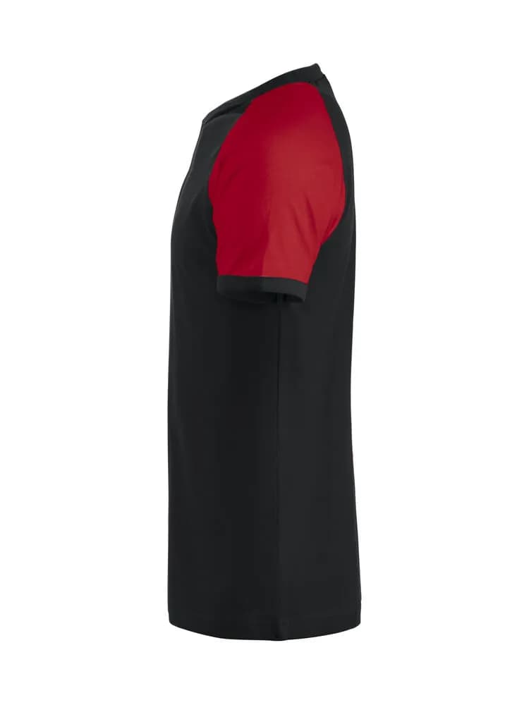 Raglan-T - Black/Red