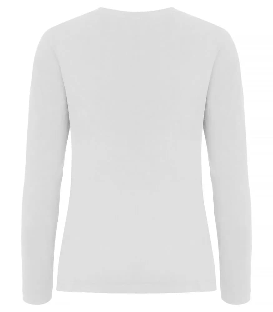 Premium Fashion-T L/S Women - White