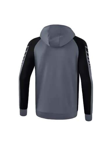 Six Wings Trainingsjacke mit Kapuze - Kinder - slate grey/schwarz