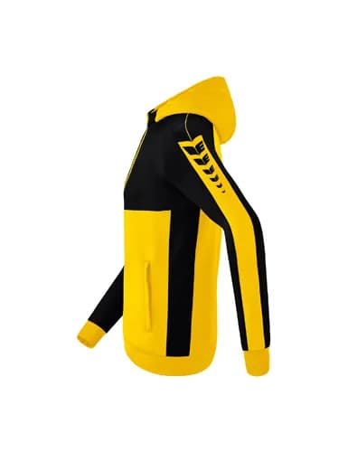 Six Wings Trainingsjacke mit Kapuze - Erwachsene - gelb/schwarz