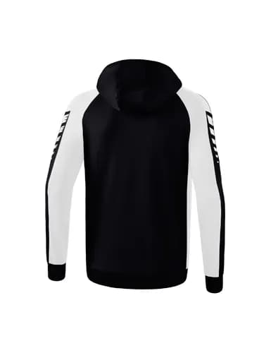 Six Wings Trainingsjacke mit Kapuze - Kinder - schwarz/weiß