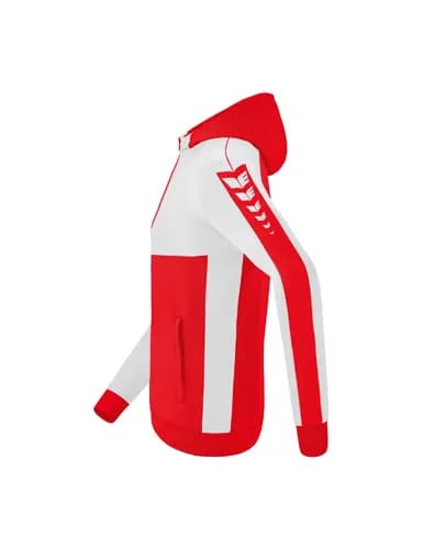 Six Wings Trainingsjacke mit Kapuze - Kinder - rot/weiß