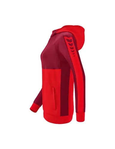 Six Wings Trainingsjacke mit Kapuze - Damen - rot/bordeaux