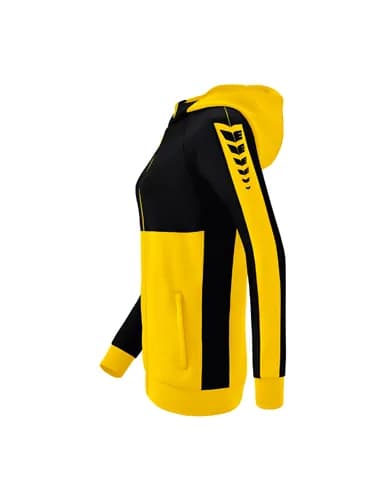 Six Wings Trainingsjacke mit Kapuze - Damen - gelb/schwarz