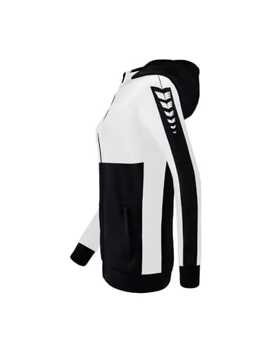 Six Wings Trainingsjacke mit Kapuze - Damen - schwarz/weiß