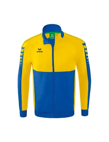 Six Wings Worker Jacke - Kinder - new royal/gelb