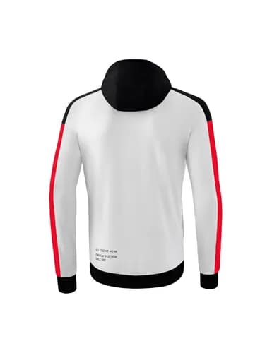 CHANGE by erima Trainingsjacke mit Kapuze - Erwachsene - weiß/schwarz/rot