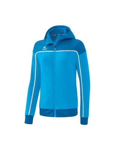 CHANGE by erima Trainingsjacke mit Kapuze - Damen - curacao/mykonos/weiß