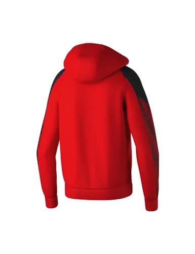 EVO STAR Trainingsjacke mit Kapuze - Kinder - rot/schwarz