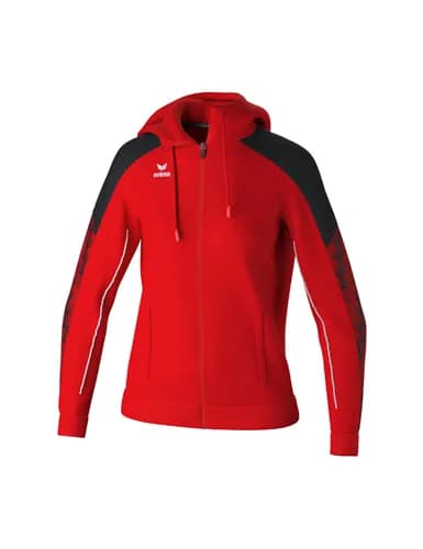 EVO STAR Trainingsjacke mit Kapuze - Damen - rot/schwarz