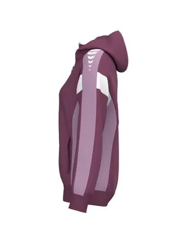 CELEBRATE 125 Training Jacket with hood - Damen - burgundy/lavender