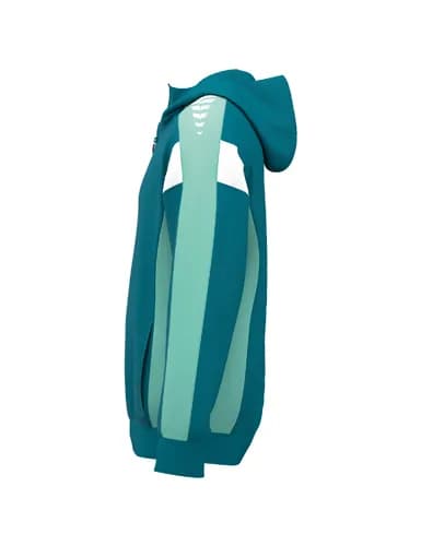 CELEBRATE 125 Training Jacket with hood - Kinder - tahitian blue/mint