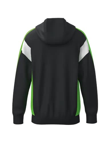 CELEBRATE 125 Training Jacket with hood - Kinder - schwarz/green gecko