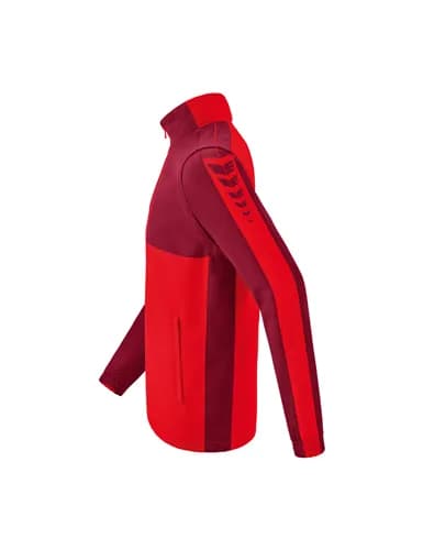 Six Wings Jacke mit abnehmbaren Ärmeln - Erwachsene - rot/bordeaux