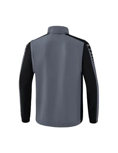 Six Wings Jacke mit abnehmbaren Ärmeln - Erwachsene - slate grey/schwarz