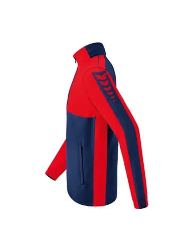 Six Wings Jacke mit abnehmbaren Ärmeln - Erwachsene - new navy/rot