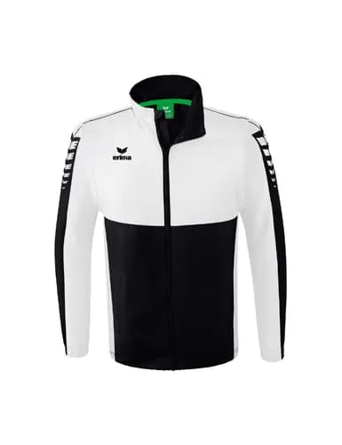 Six Wings Jacke mit abnehmbaren Ärmeln - Erwachsene - schwarz/weiß