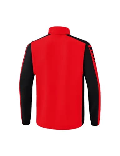 Six Wings Jacke mit abnehmbaren Ärmeln - Erwachsene - rot/schwarz