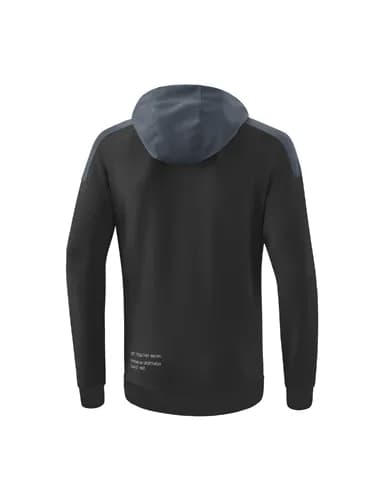 CHANGE by erima Kapuzensweat - Erwachsene - black grey/slate grey/weiß