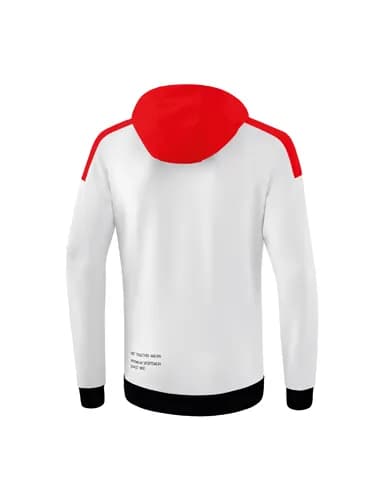 CHANGE by erima Kapuzensweat - Erwachsene - weiß/rot/schwarz