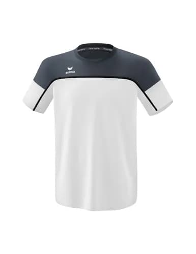 CHANGE by erima T-Shirt - Erwachsene - weiß/slate grey/schwarz