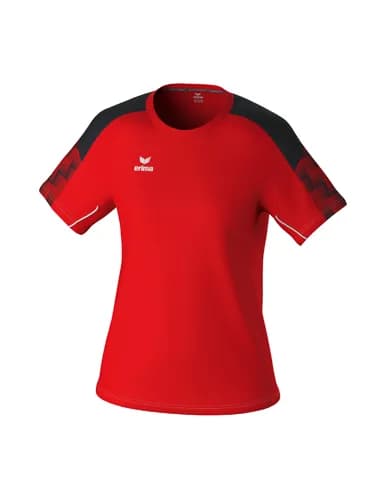 EVO STAR T-Shirt - Damen - rot/schwarz