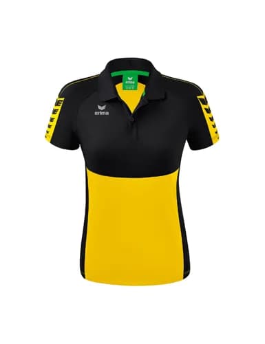 Six Wings Poloshirt - Damen - gelb/schwarz