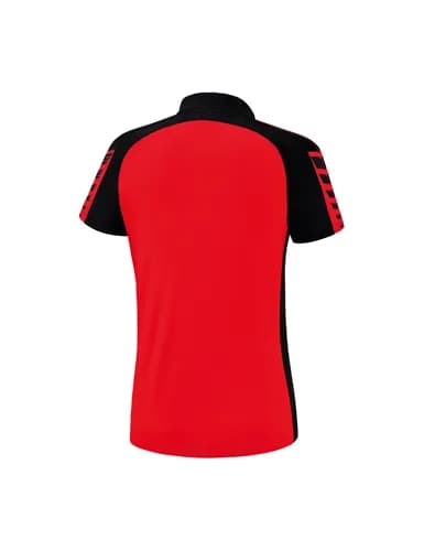 Six Wings Poloshirt - Damen - rot/schwarz