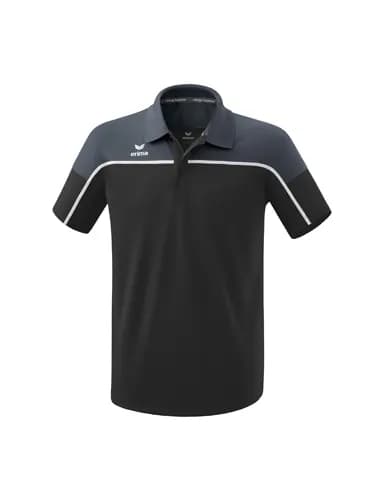 CHANGE by erima Poloshirt - Erwachsene - black grey/slate grey/weiß