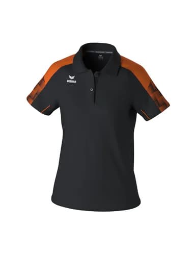EVO STAR Poloshirt - Damen - schwarz/orange