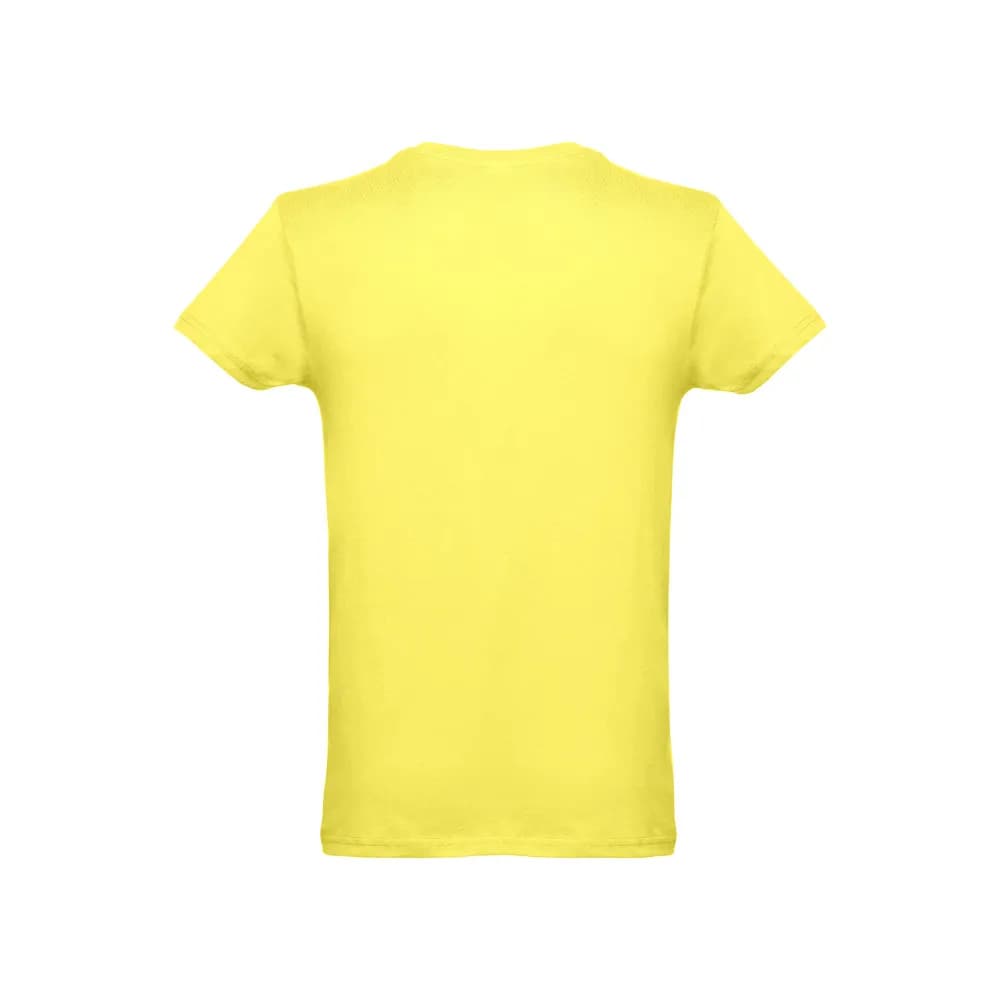 Herren-T-Shirt aus Baumwolle im Schlauchformat - THC LUANDA II - Zitronengelb