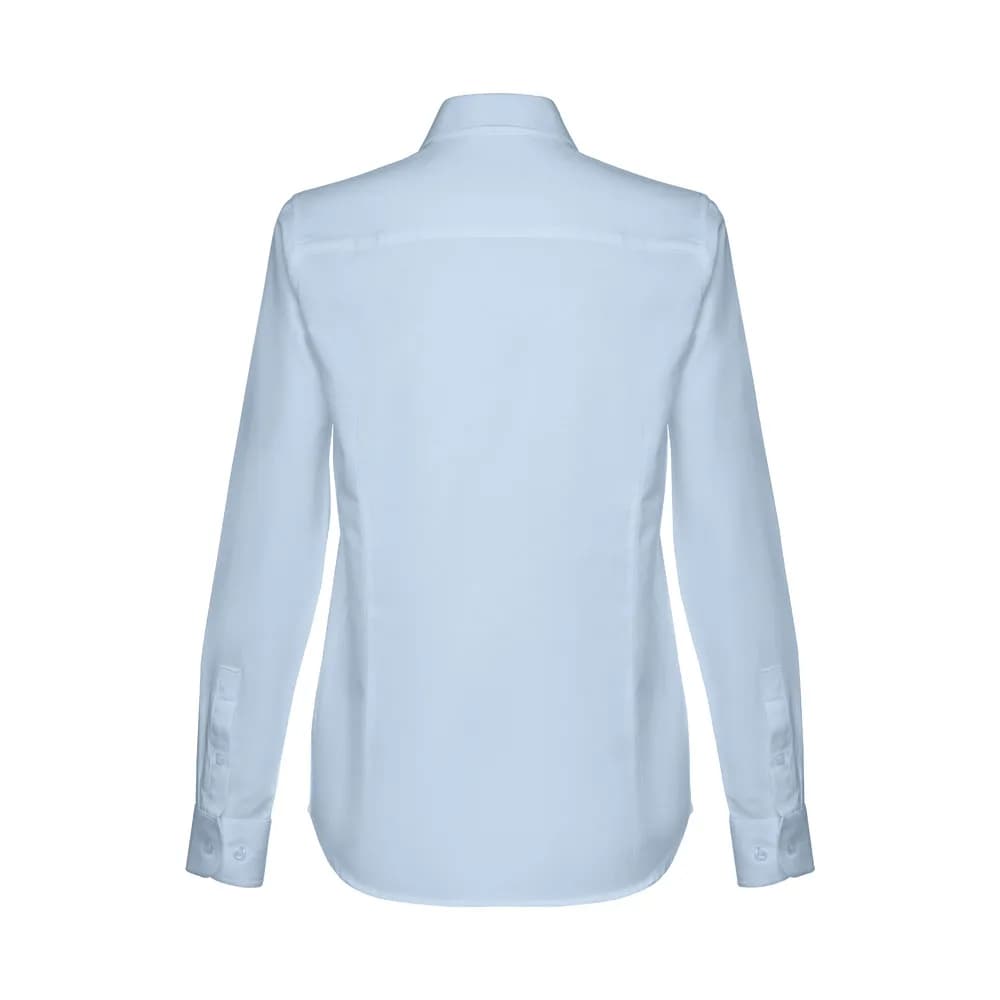 Langärmeliges Oxford-Hemd für Frauen - THC TOKYO WOMEN II - Hellblau